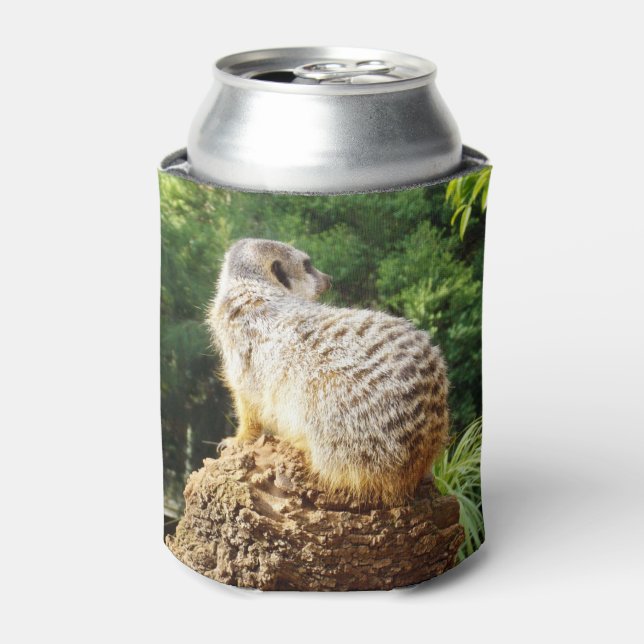 Meerkat With High Views, Can Cooler (Can Front)
