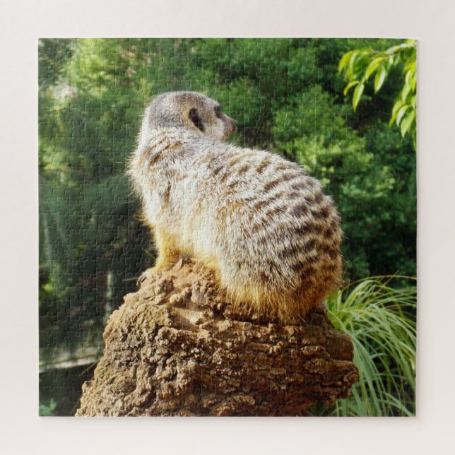 Meerkat With High Views, Jigsaw Puzzle (Vertical)