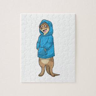 Meerkat with Hoodie Jigsaw Puzzle