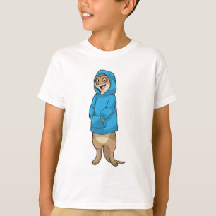 Meerkat with Hoodie T-Shirt