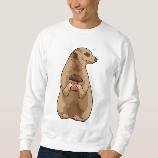 Meerkat with Muffin Sweatshirt (Front)