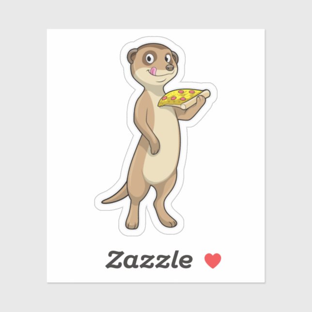 Meerkat with Pizza (Sheet)