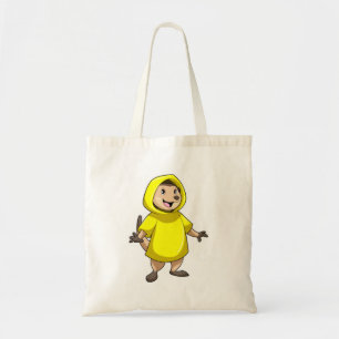 Meerkat with Raincoat Tote Bag