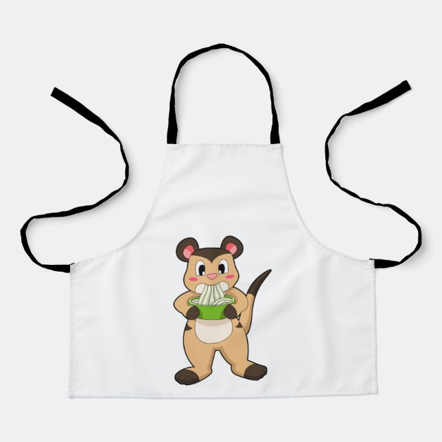 Meerkat with Ramen Apron (Front)