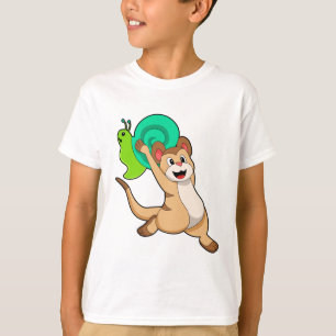 Meerkat with Snail.PNG T-Shirt