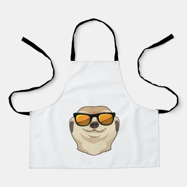 Meerkat with Sunglasses Apron (Front)