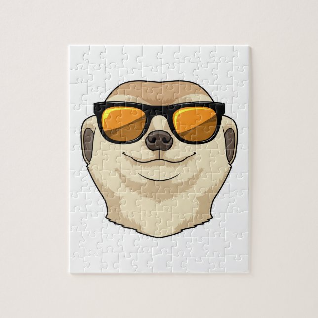 Meerkat with Sunglasses Jigsaw Puzzle (Vertical)