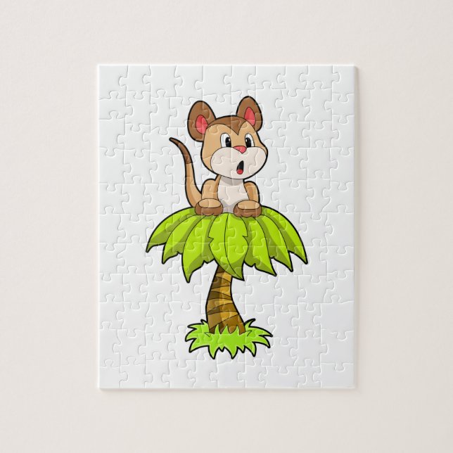 Meerkat with Tree Jigsaw Puzzle (Vertical)