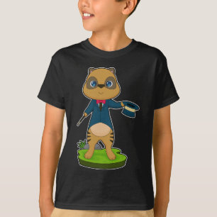 Meerkat Wizard Magic wand T-Shirt