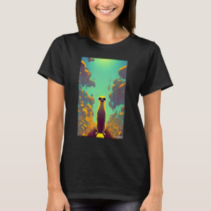 Meerkat Zoo Animals Nature Wild Animal Surikate Af T-Shirt