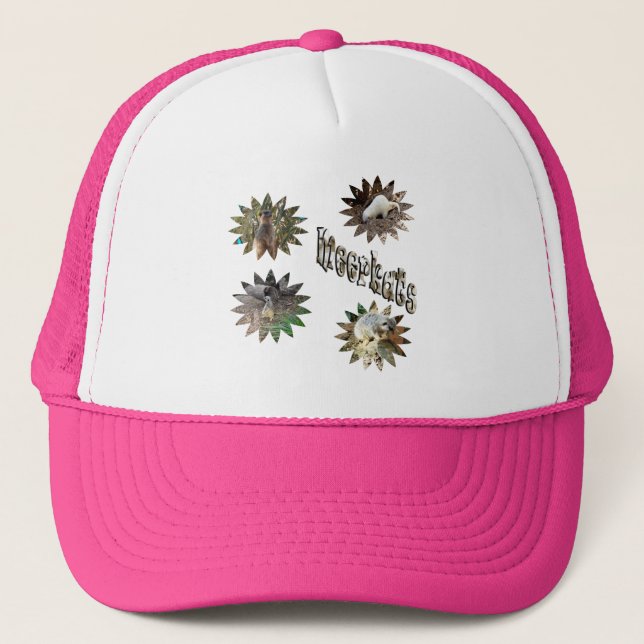 Meerkats In Star Shapes, Trucker Hat (Front)