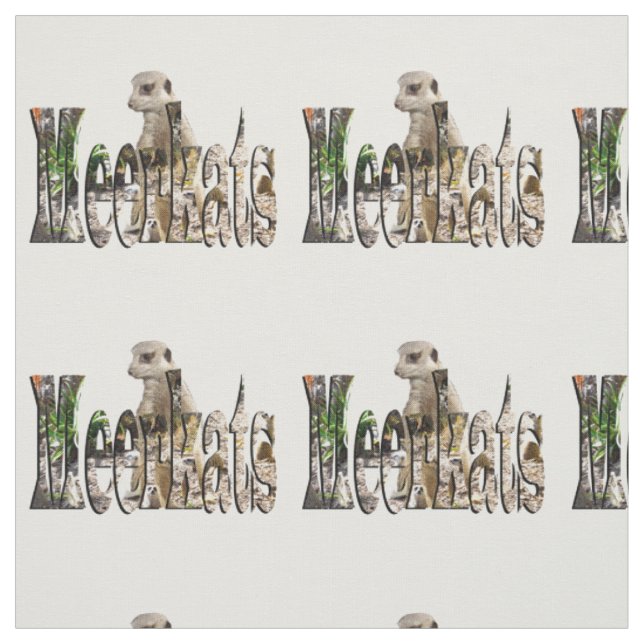 Meerkats Logo With Meerkats, Fabric (Swatch)