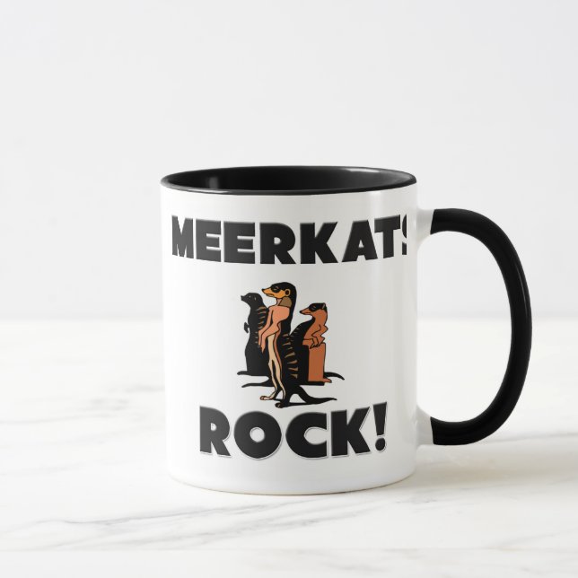 Meerkats Rock Mug (Right)