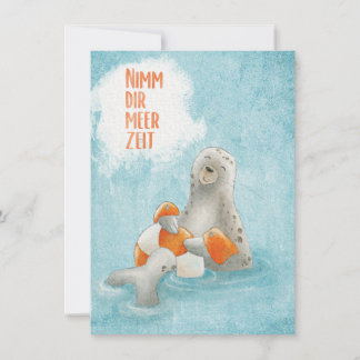 MEERTIME little time for you greeting card