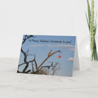 Meery Kalahari Christmas - Seaons Greetings Holiday Card