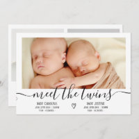 Meet babies script heart 3 photo baby twins birth 
