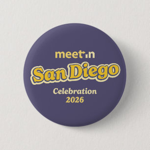 Meet-in San Diego button - dark background