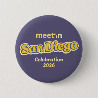 Meet-in San Diego button - dark background