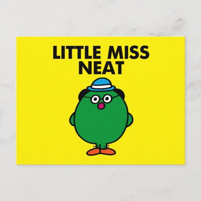 Meet Little Miss Neat Postcard (Front)