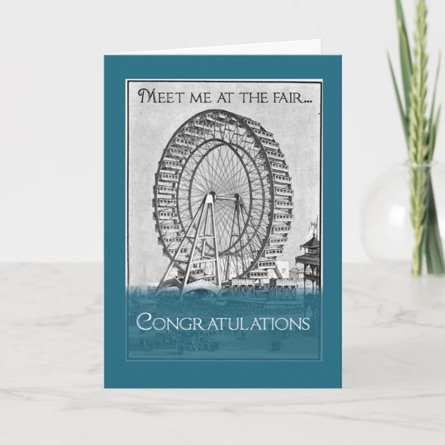 Meet Me at the Fair Musical Congratulations Card (Front)
