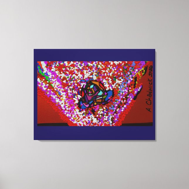 Meet Me At the Flowering  Tree Canvas Print (Front)