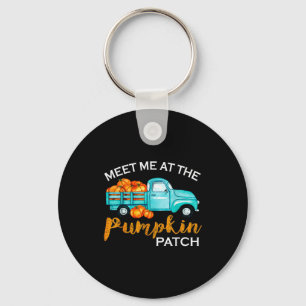 Meet Me At The Pumpkin Patch Ckup Fall Thanksgivin Keychain