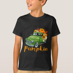 Meet Me At The Pumpkin Patch Ckup Fall Thanksgivin T-Shirt