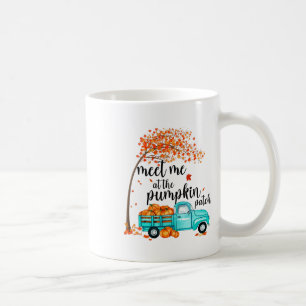 Meet Me At The Pumpkin Patch Halloween Vintage Tru Coffee Mug
