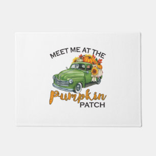 Meet Me At The Pumpkin Patch Pickup Fall Thanksgiv Doormat