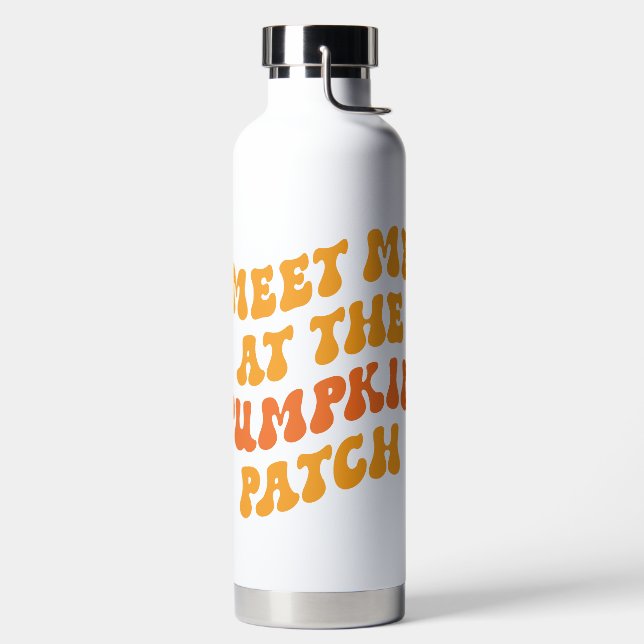 Meet Me At The Pumpkin Patch Water Bottle (Left)