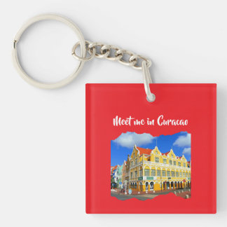Meet me in Curaçao Keychain