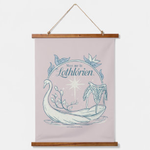 Meet me in LOTHLORIEN™ - Swan Boat Hanging Tapestry