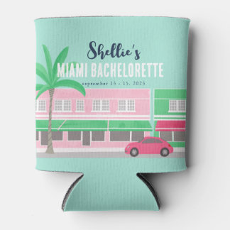 Meet Me in Miami Bachelorette Can Cooler