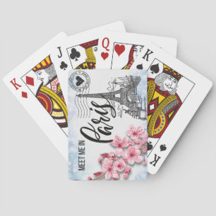 Meet Me in Paris Playing Cards