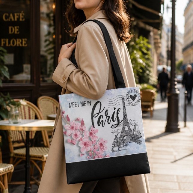 Meet Me in Paris Tote Bag (Creator Uploaded)