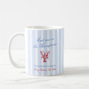 Meet Me in The Hamptons Bachelorette Coffee Mug