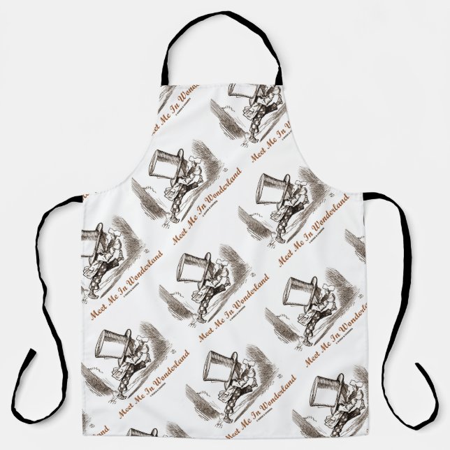 Meet Me In Wonderland Mad Hatter Running Apron (Front)
