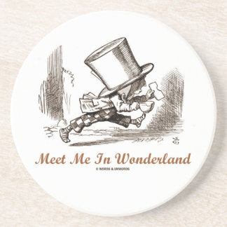 Meet Me In Wonderland (Mad Hatter Running) Coaster