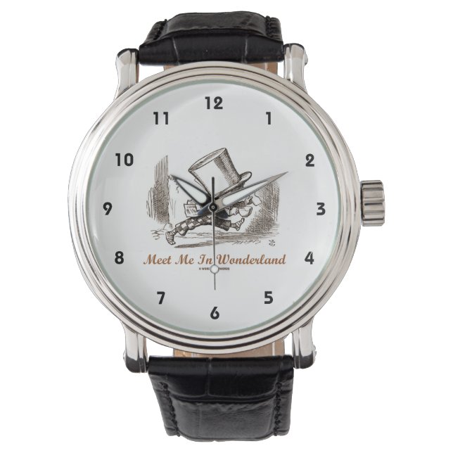 Meet Me In Wonderland Mad Hatter Running Watch (Front)