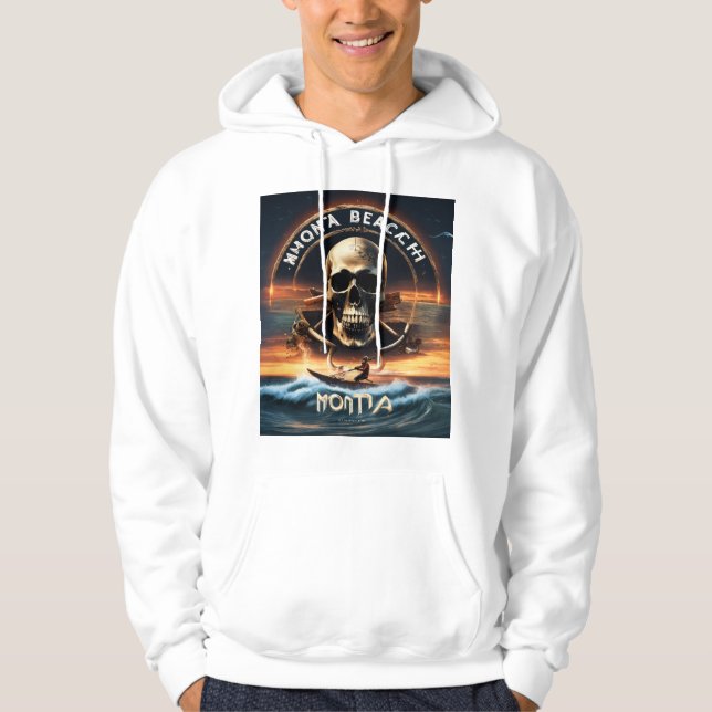 "Meet Me on the Beach" T-Shirt Hoodie (Front)