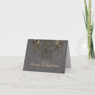 Meet Me Under The Chandelier ~ Christmas Card