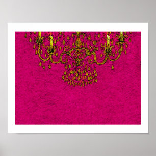 Meet Me Under The Chandelier ~ Poster 11X14