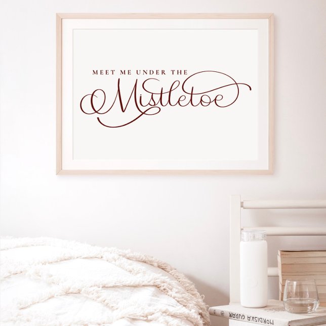 Meet Me Under the Mistletoe Holiday Poster (Creator Uploaded)