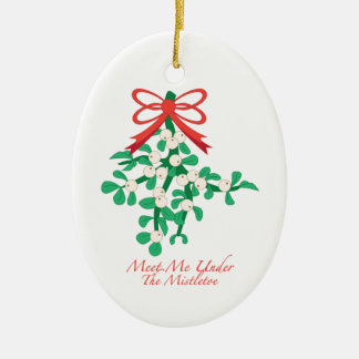 Meet Me Under the Mistletoe Ornament