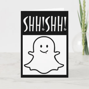 MEET ME UNDER THE SHEETS HALLOWEEN HOLIDAY CARD