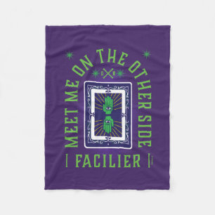 Meet on the Other Side   Facilier Fleece Blanket