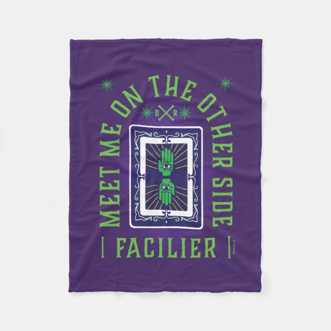 Meet on the Other Side | Facilier Fleece Blanket (Front)