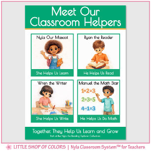 Meet Our Classroom Helpers Teacher Anchor Chart