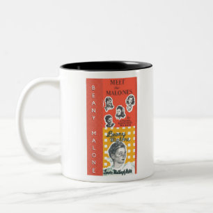 Meet the Malones:  A classic 1950s family! Two-Tone Coffee Mug