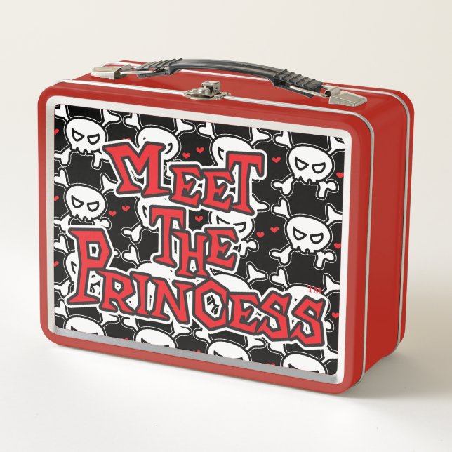Meet The Princess logo Metal Lunch Box (Front)